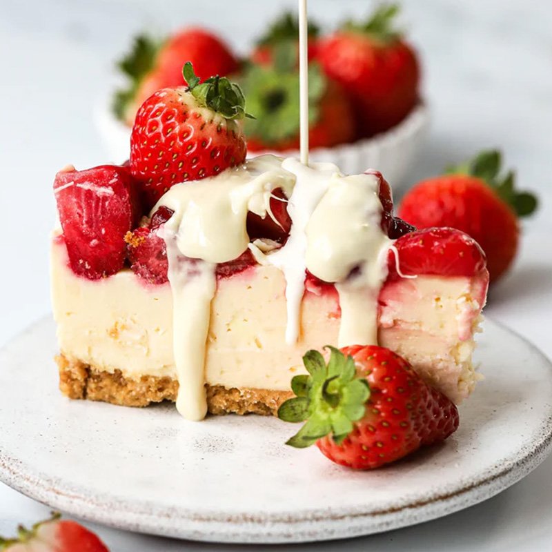 75. Strawberry Cheesecake